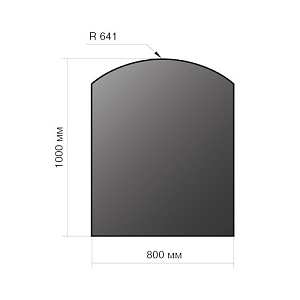Лист напольный сталь 1000*800*2 R641