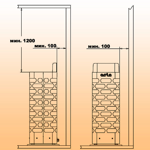 04 Каменка СТЭН octa-9 STEEL 2000х2000